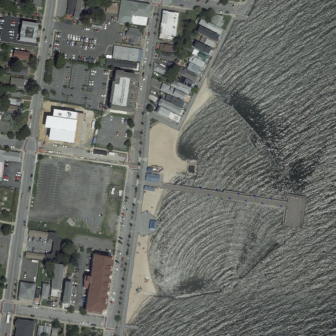 Aerial map of North Beach