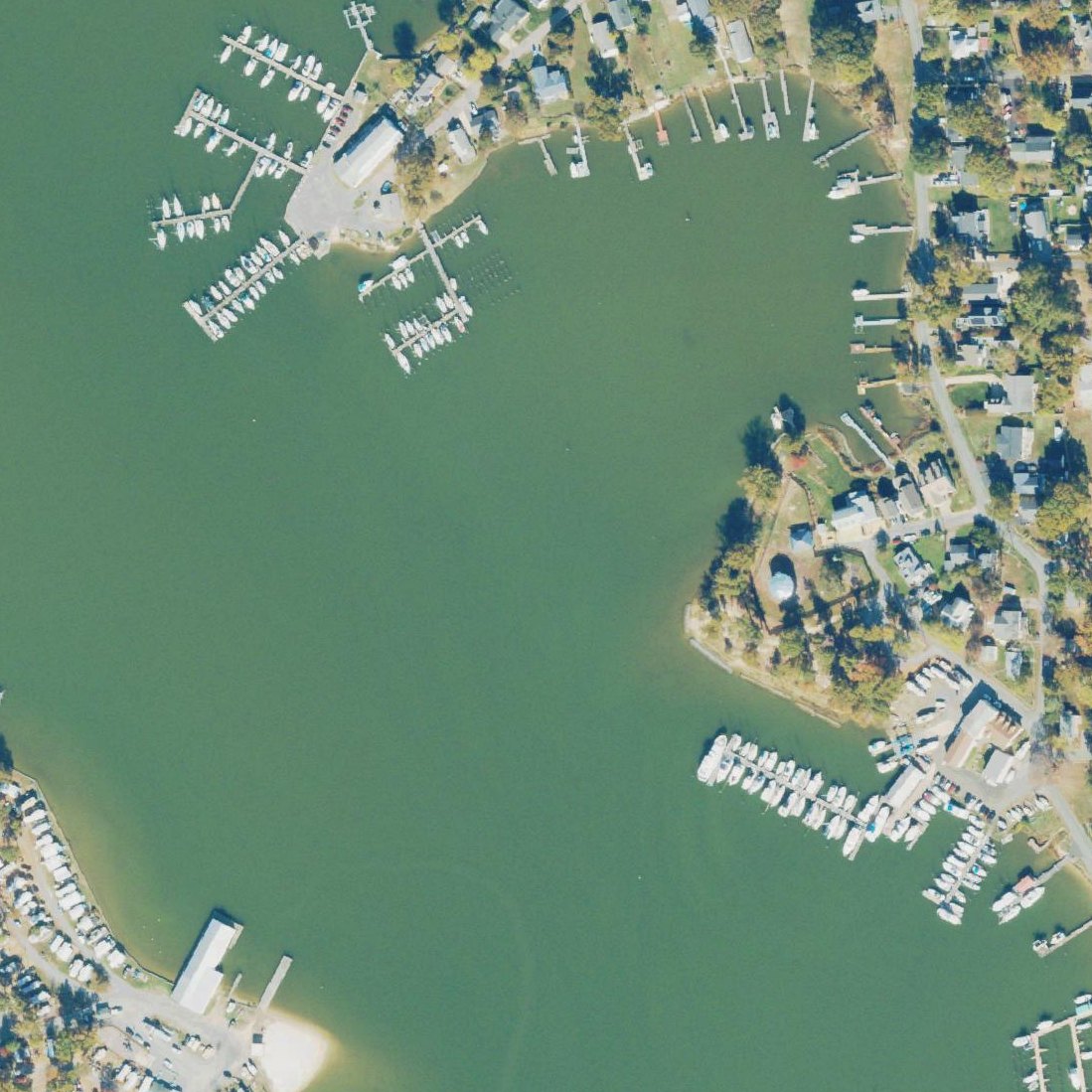 Aerial map of North Beach