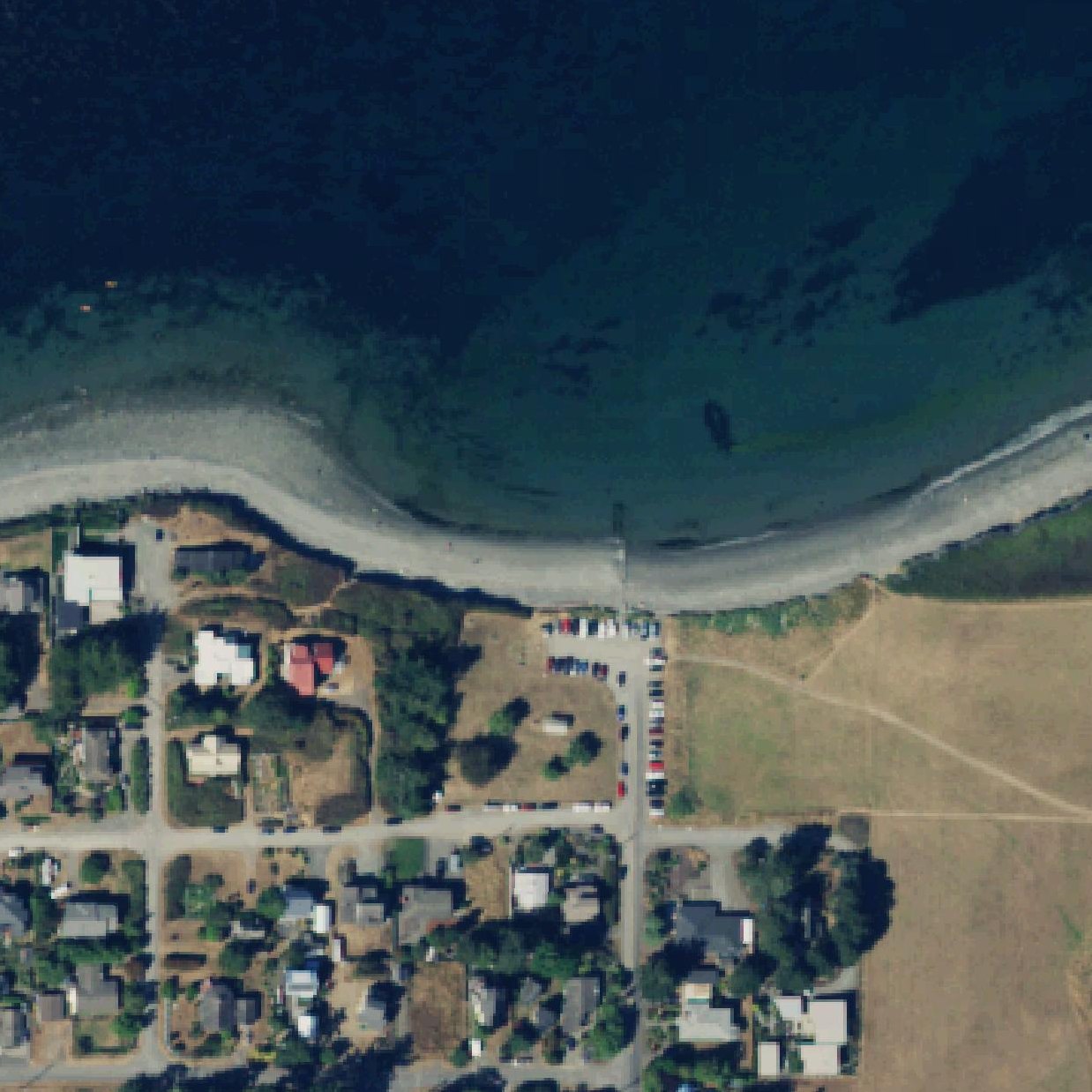 Aerial map of North Beach County Park