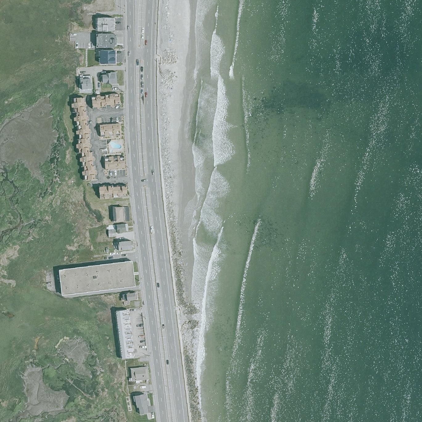 Aerial map of North Beach
