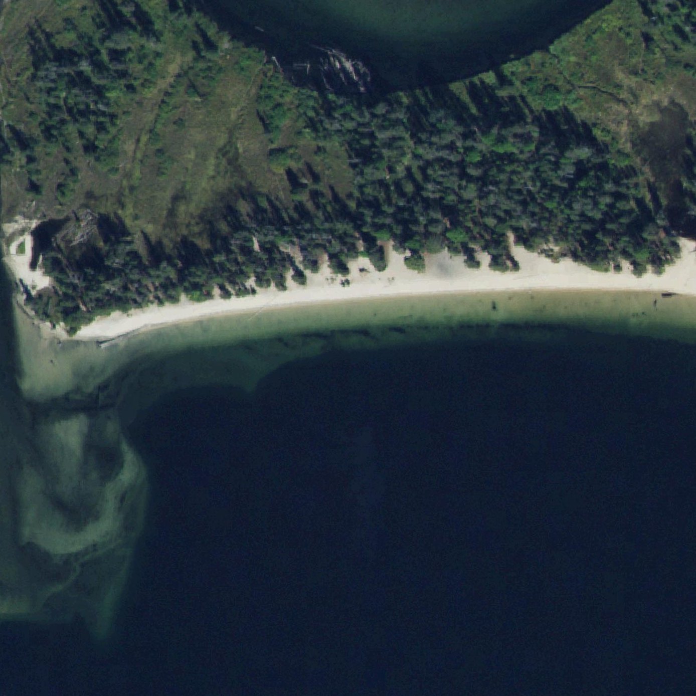 Aerial map of North Beach