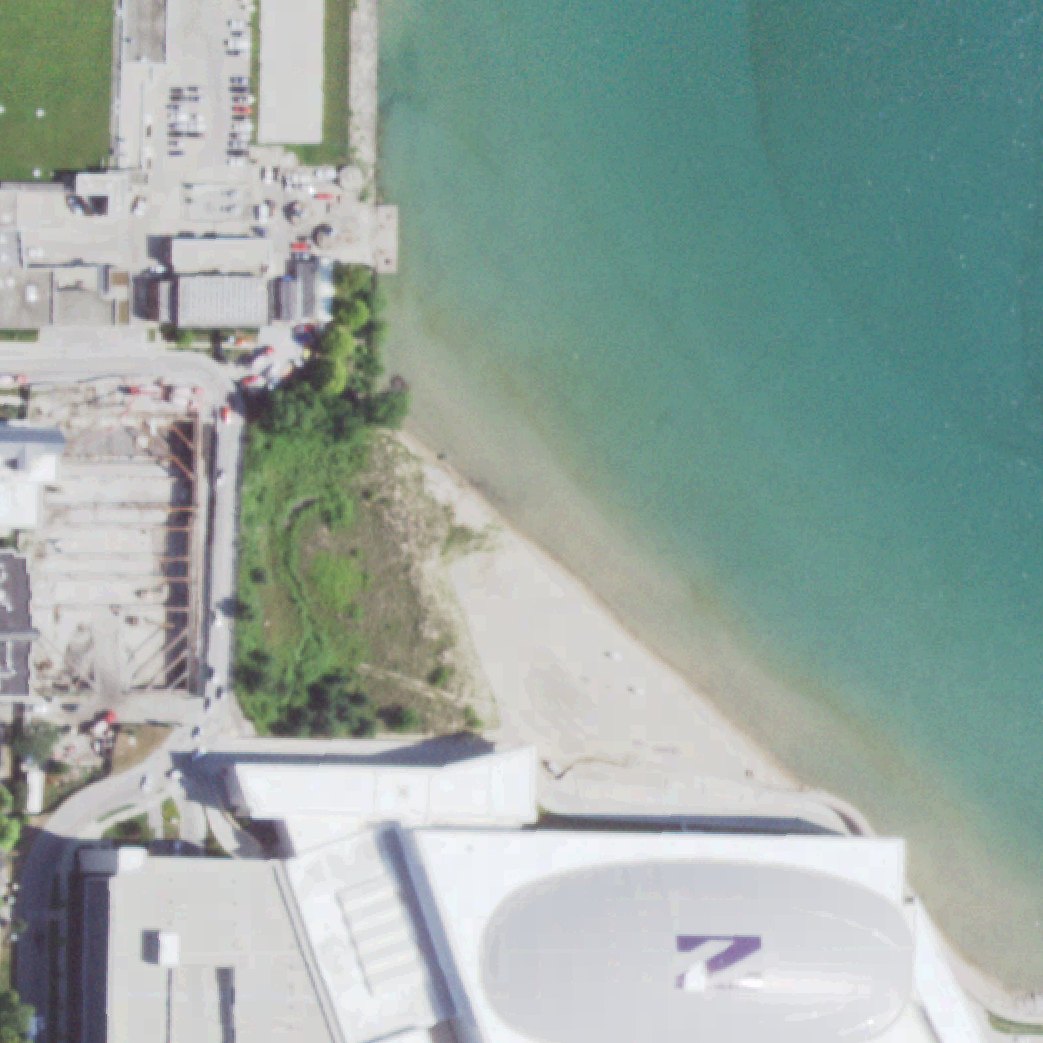 Aerial map of North Beach