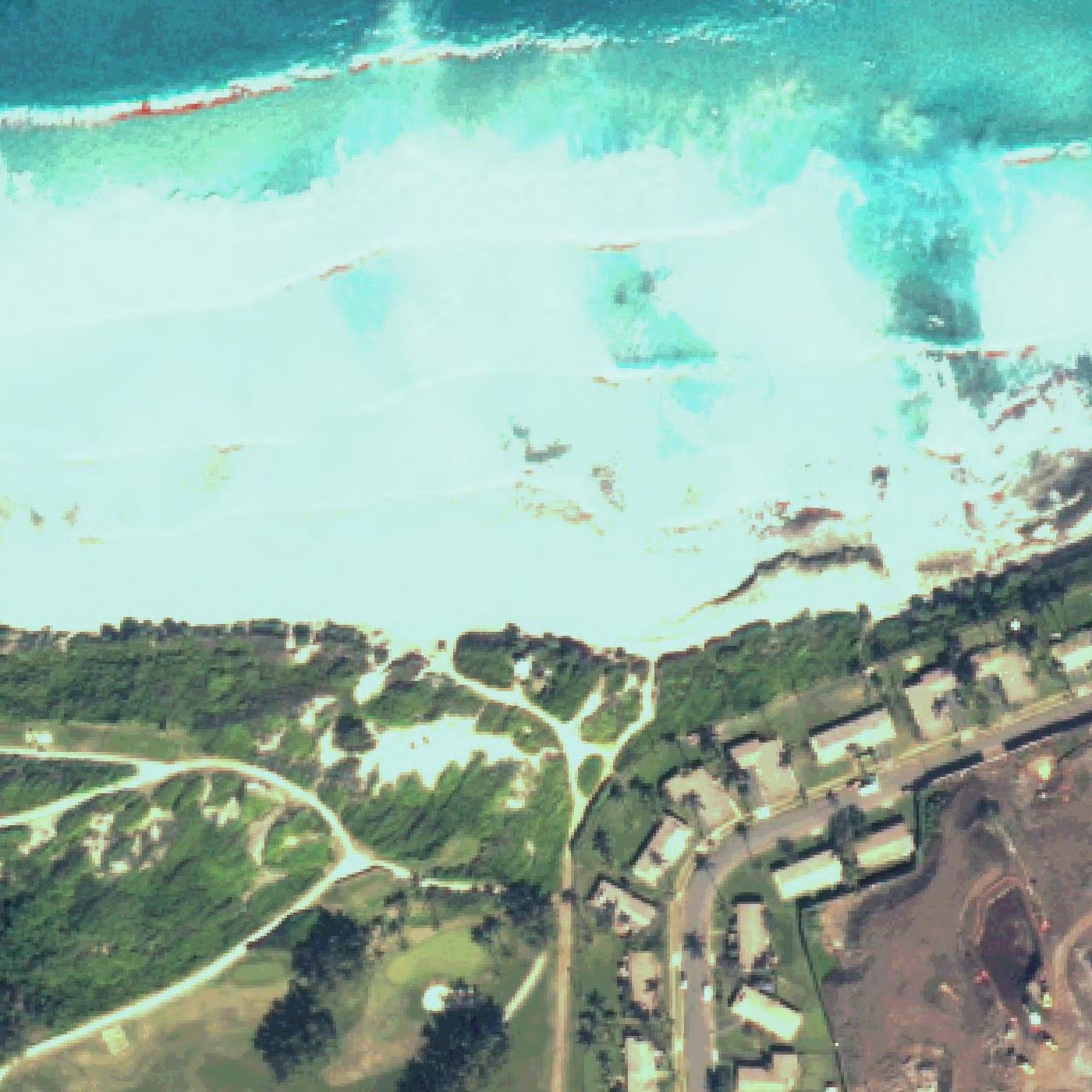 Aerial map of North Beach