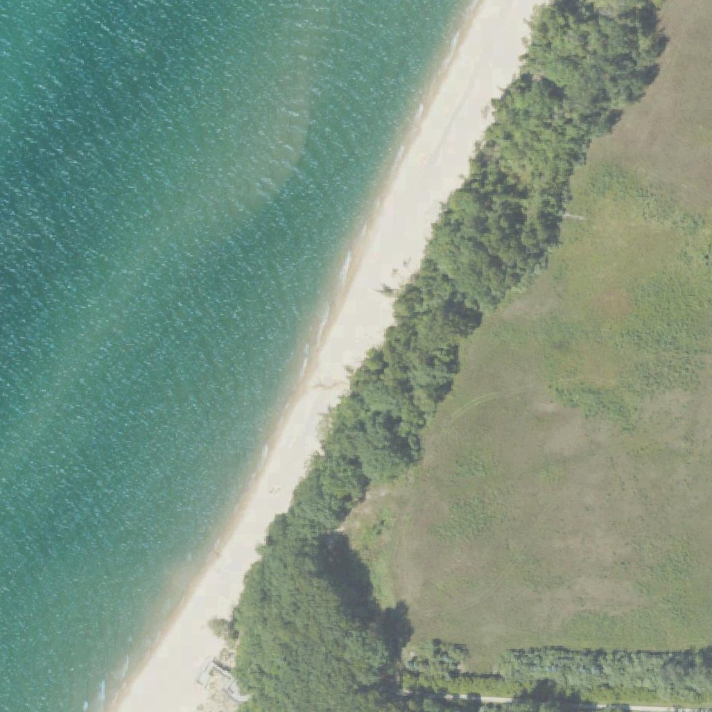 Aerial map of North Beach