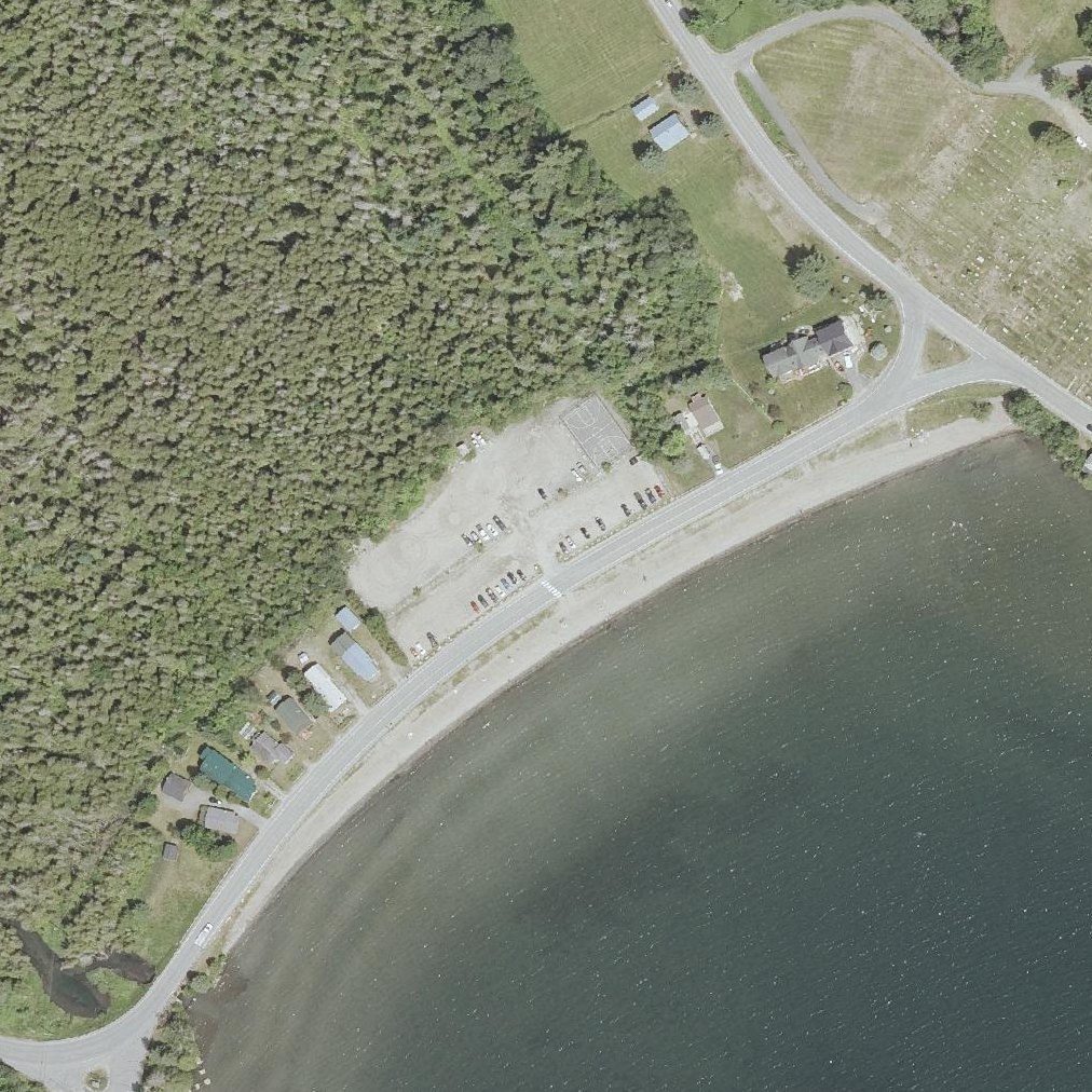 Aerial map of North Beach