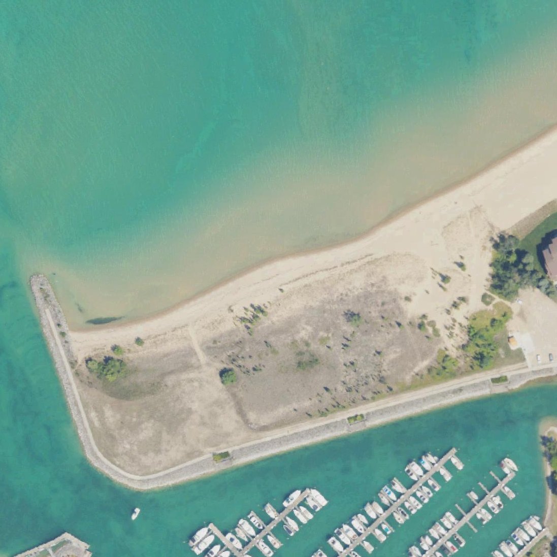 Aerial map of North Beach