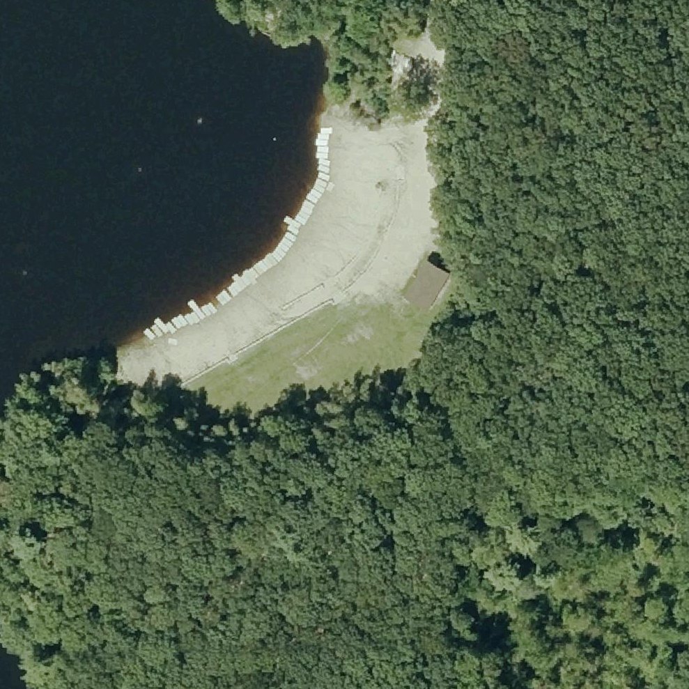 Aerial map of North Beach