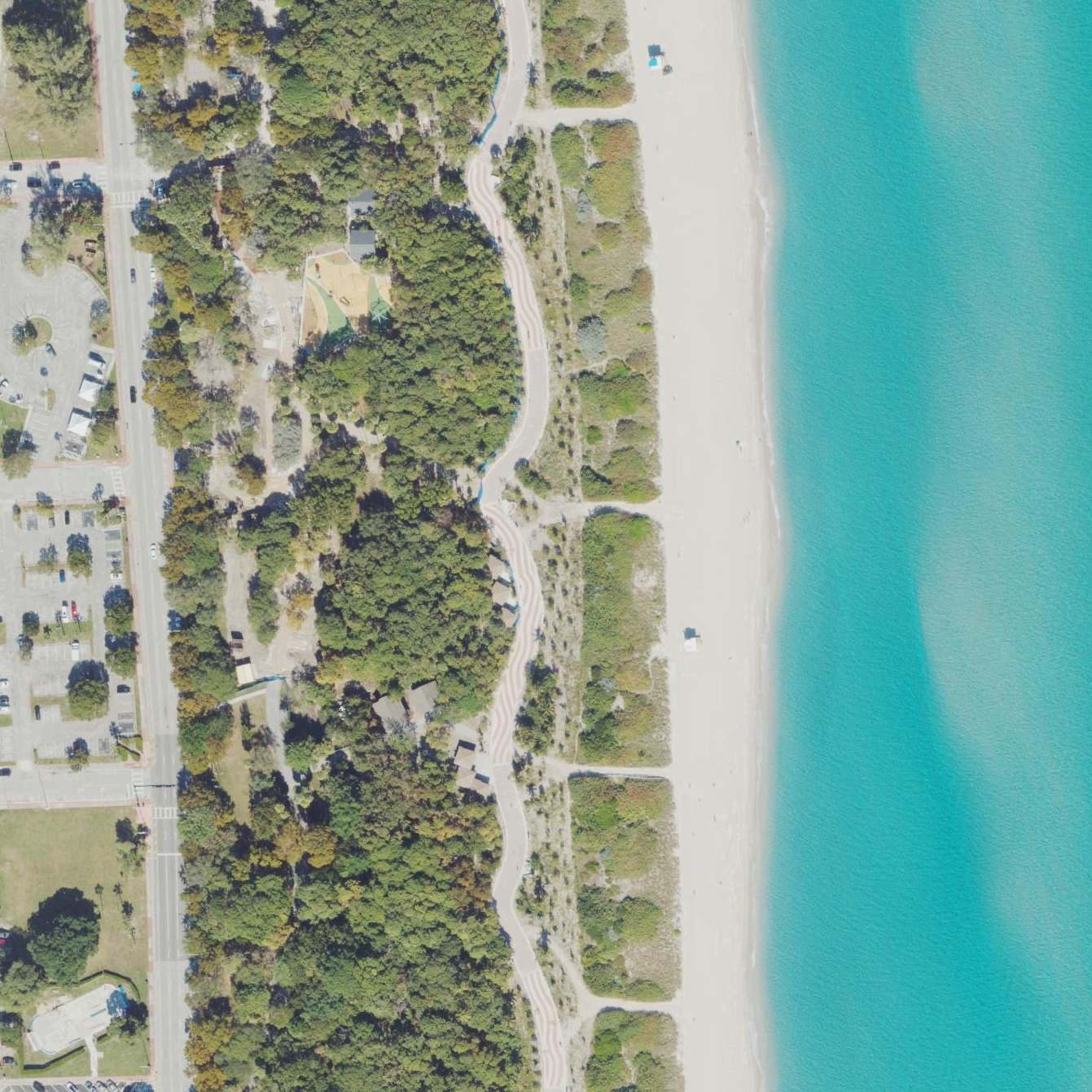 Aerial map of North Beach Oceanside Park