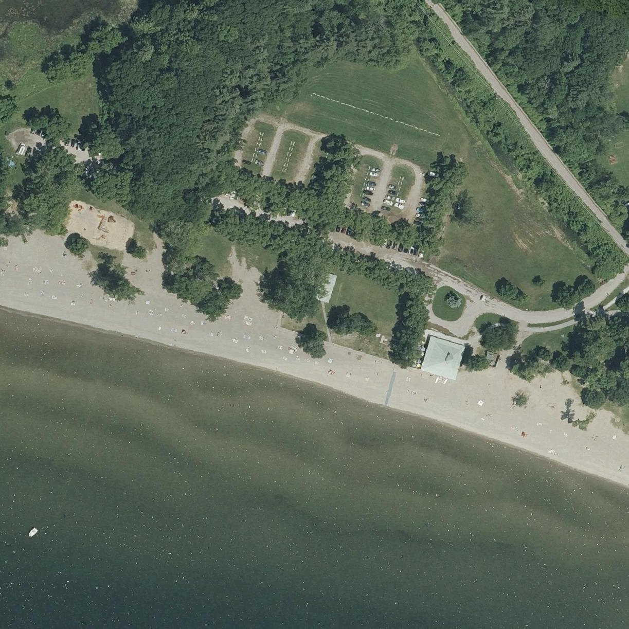 Aerial map of North Beach Park