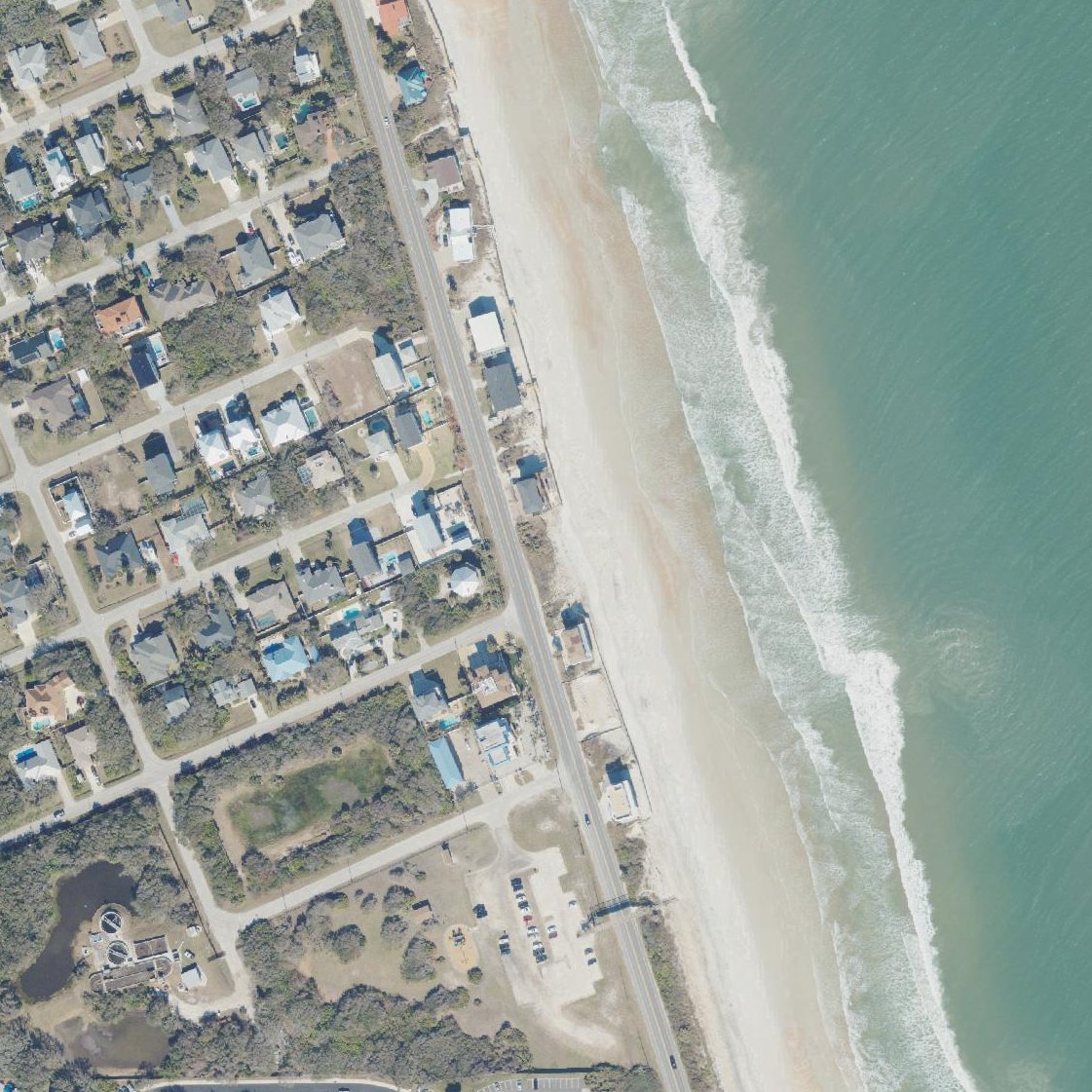 Aerial map of North Beach Park