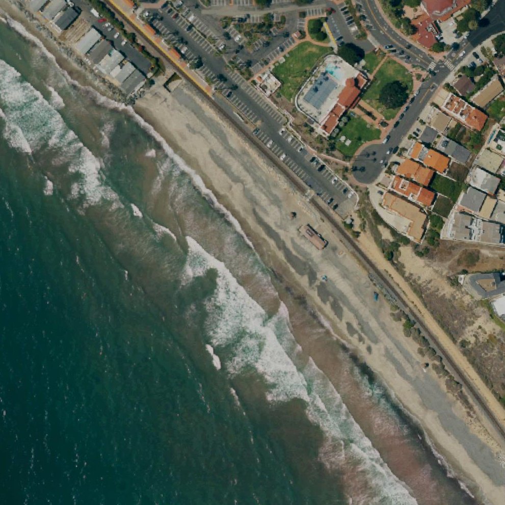 Aerial map of North Beach