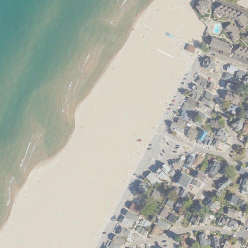 Aerial map of North Beach
