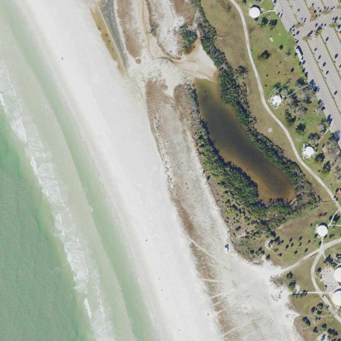 Aerial map of North Beach