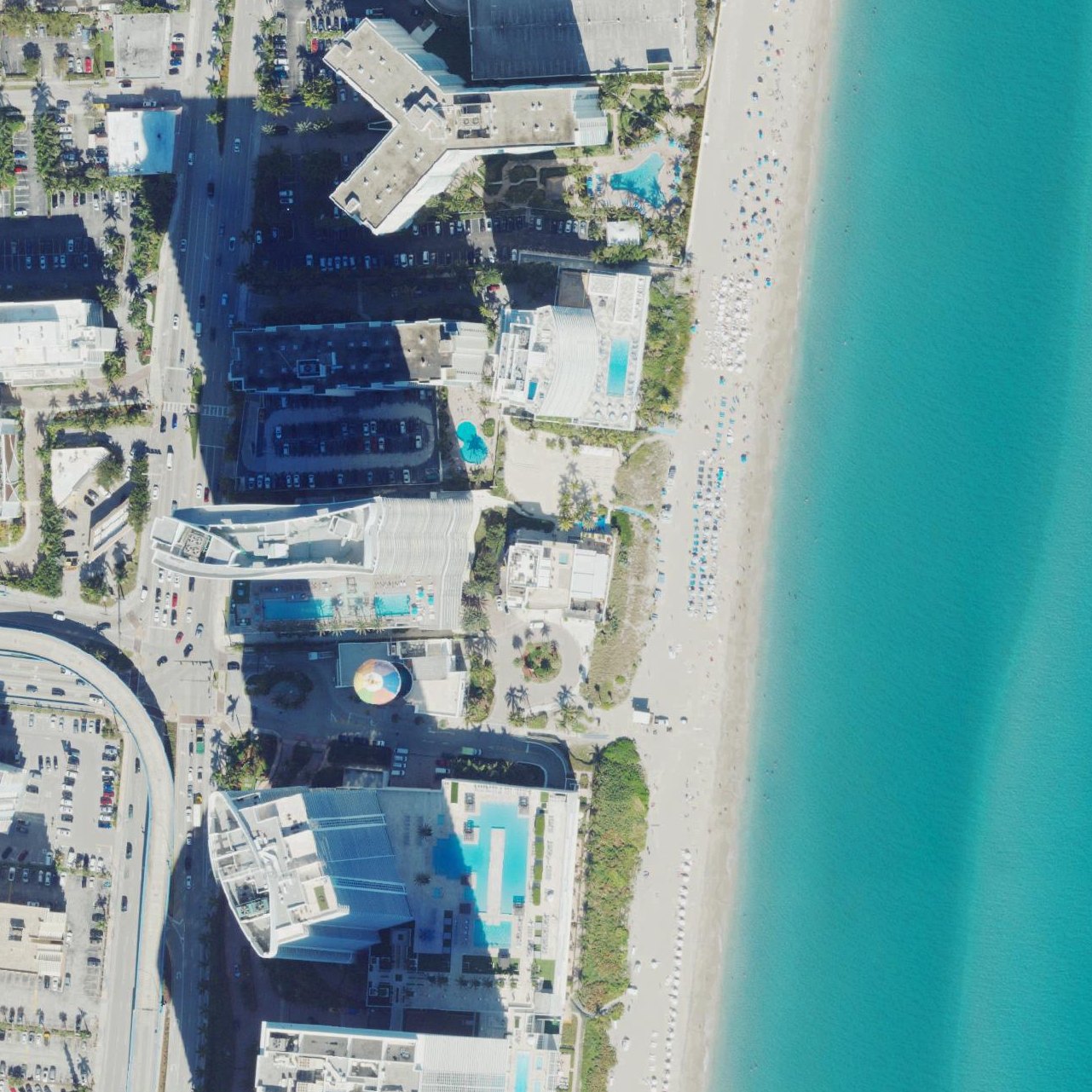 Aerial map of North City Beach Park