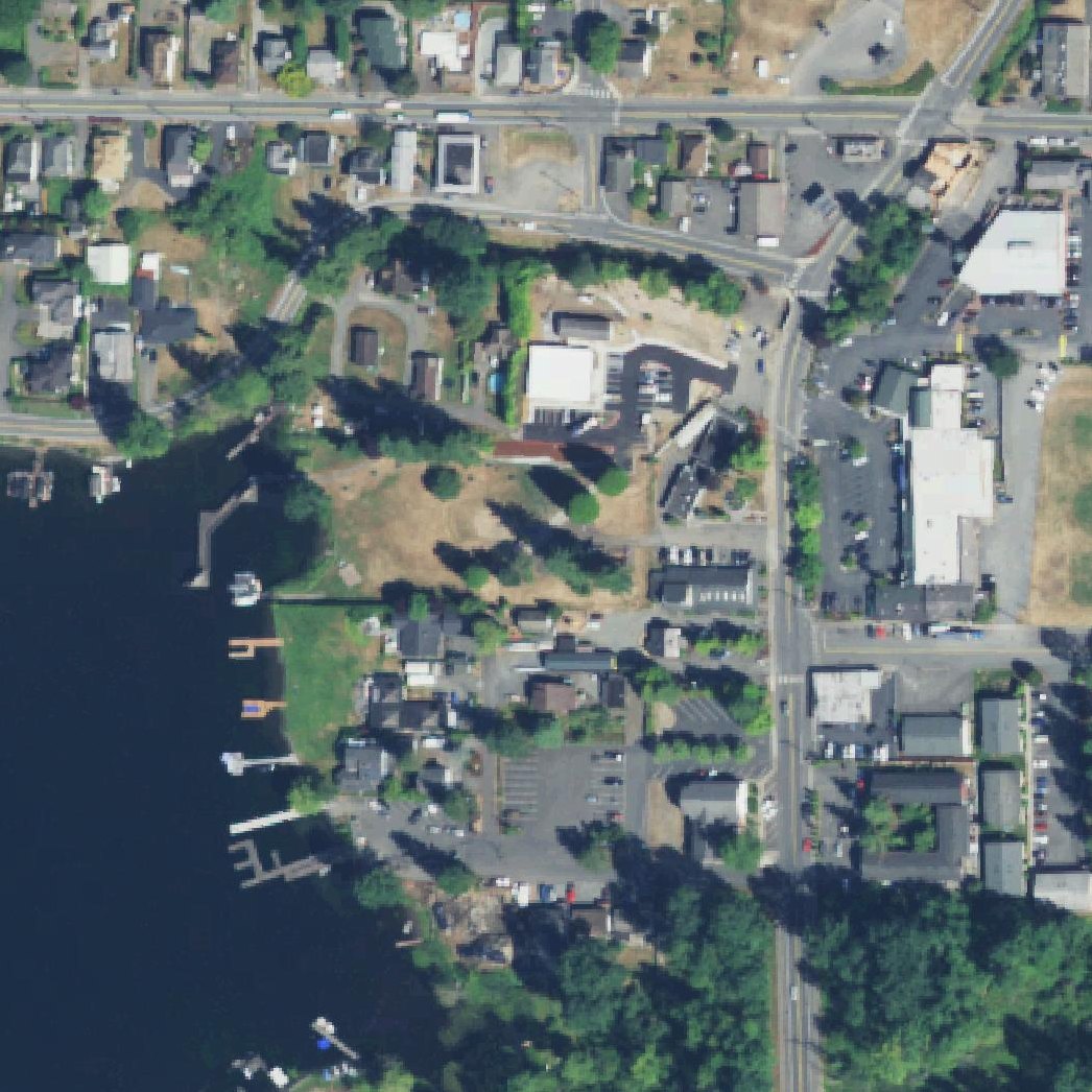 Aerial map of North Cove Park
