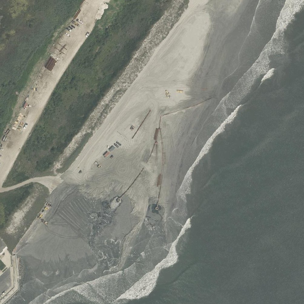 Aerial map of North End Beach