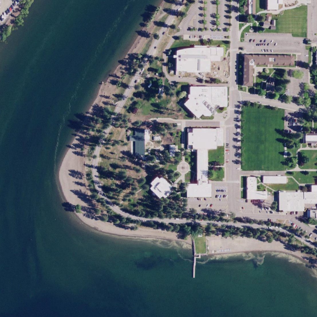 Aerial map of North Idaho Beach