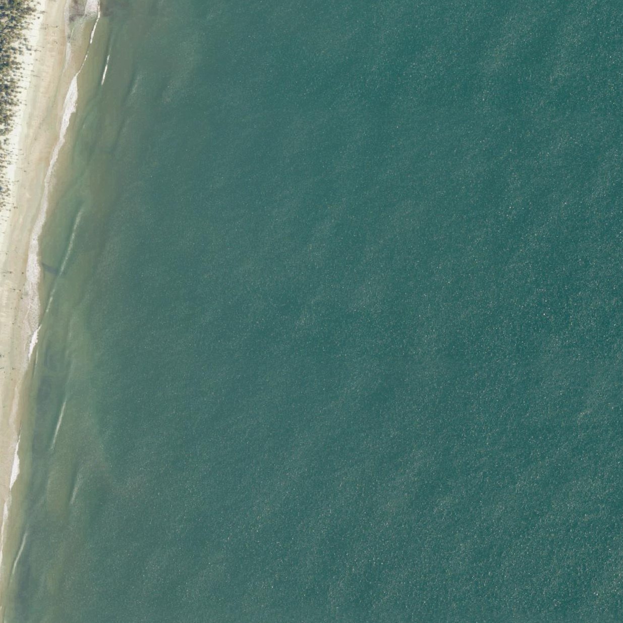 Aerial map of North Island Beach