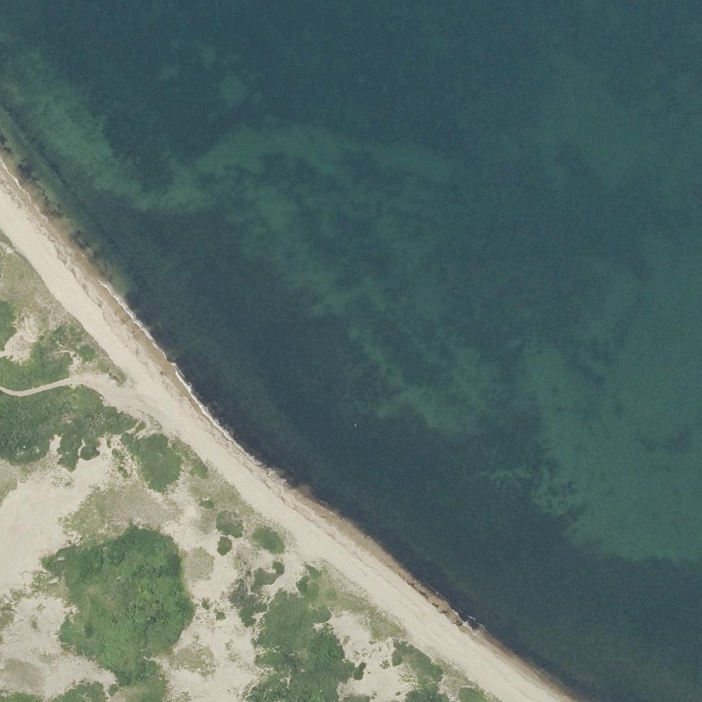 Aerial map of North Light Beach