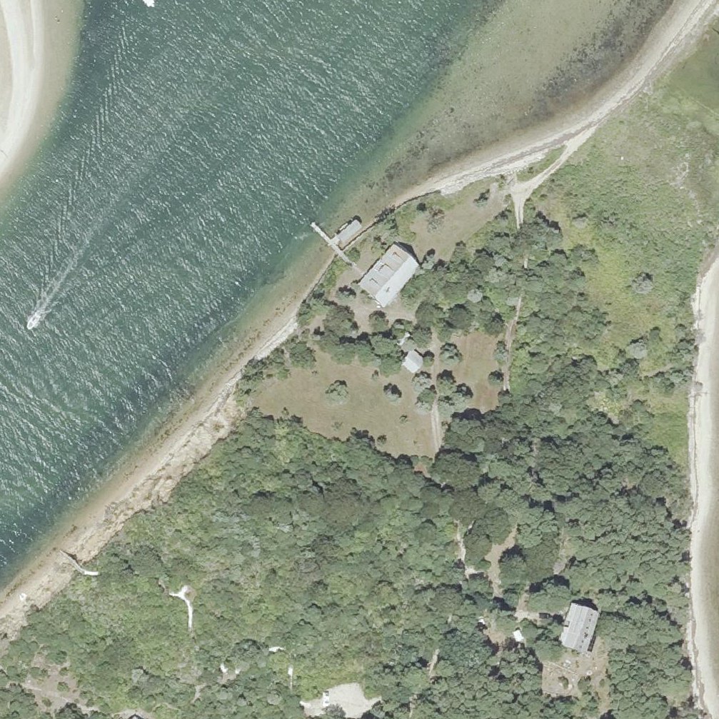 Aerial map of North Neck Shore Access