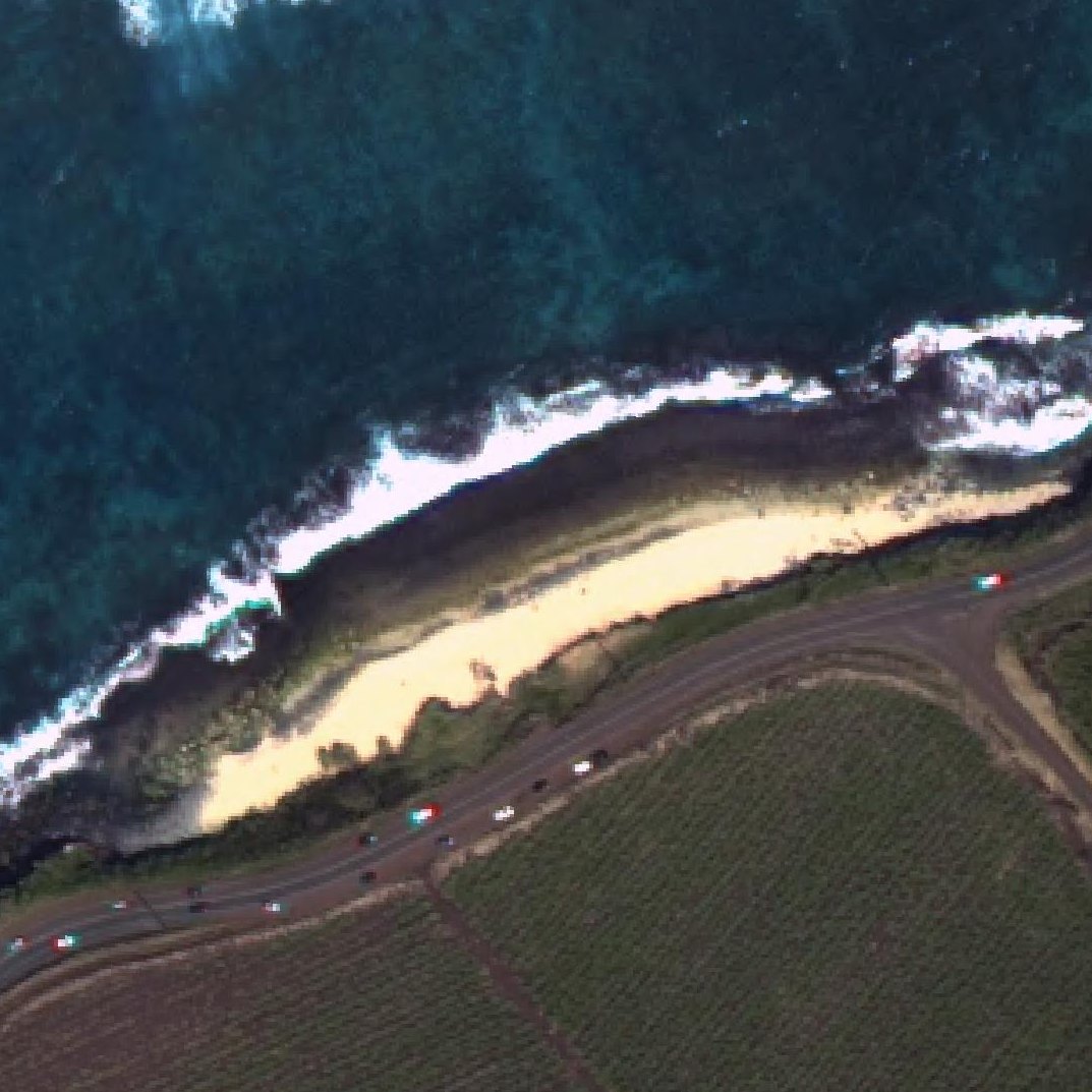 Aerial map of North Paia Beach