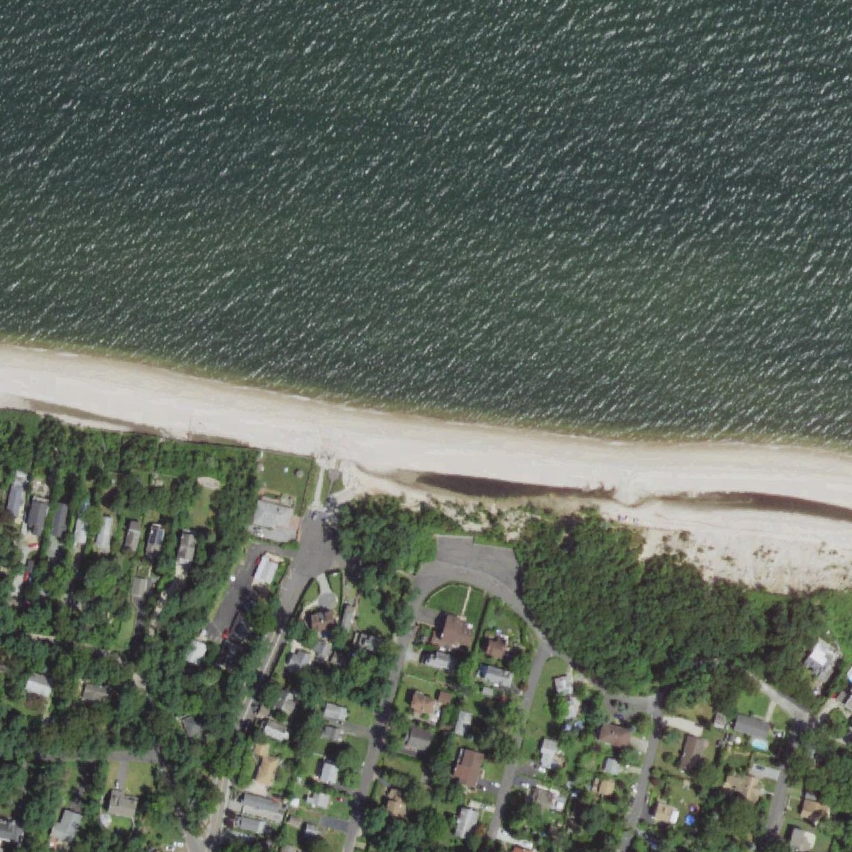 Aerial map of North Shore Beach Assn.