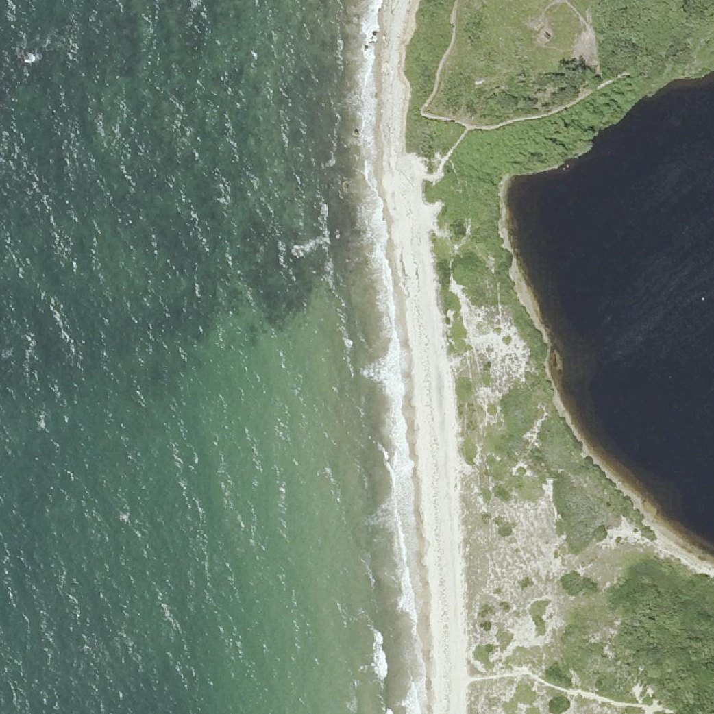 Aerial map of North Shore Beach