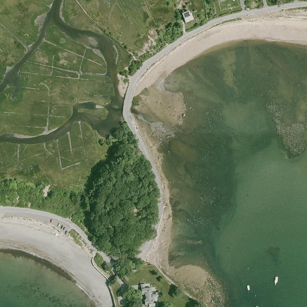 Aerial map of North Shore MA