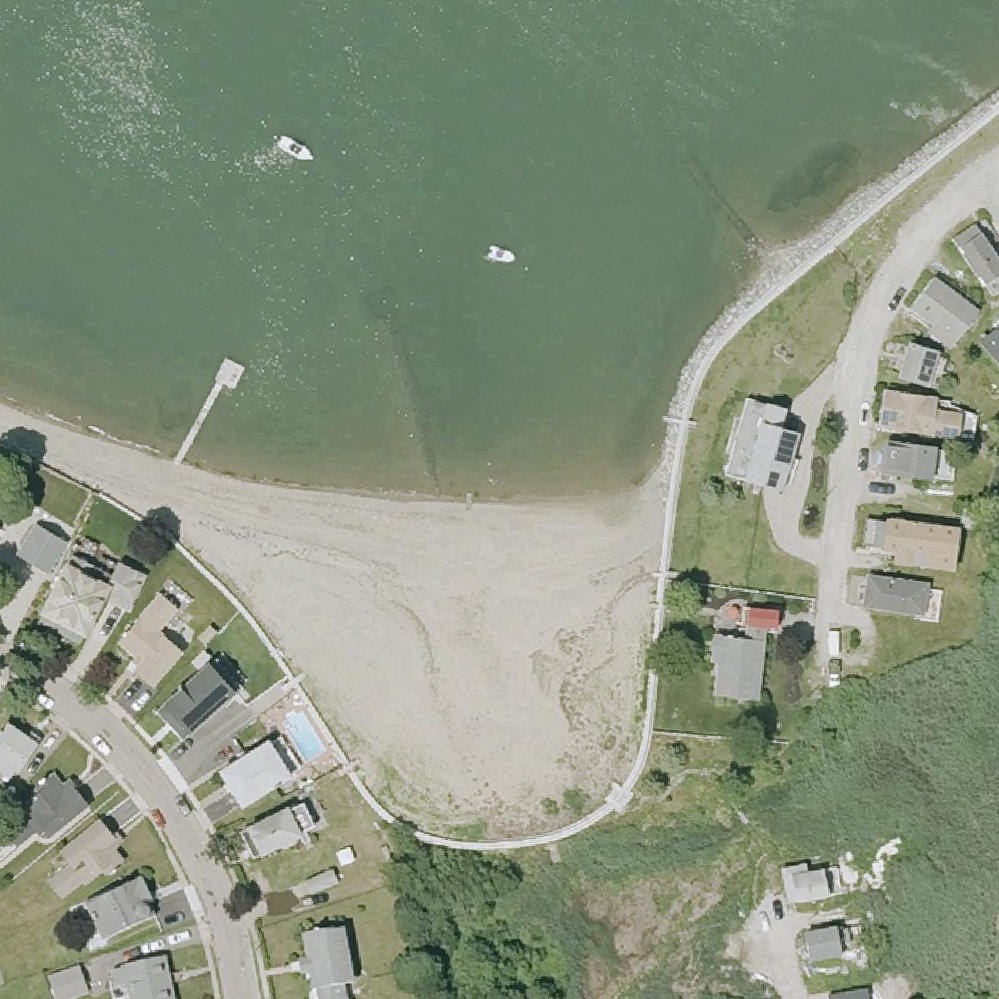 Aerial map of Norton Road Beach