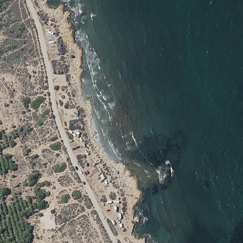 Aerial map of Nuestra Beach