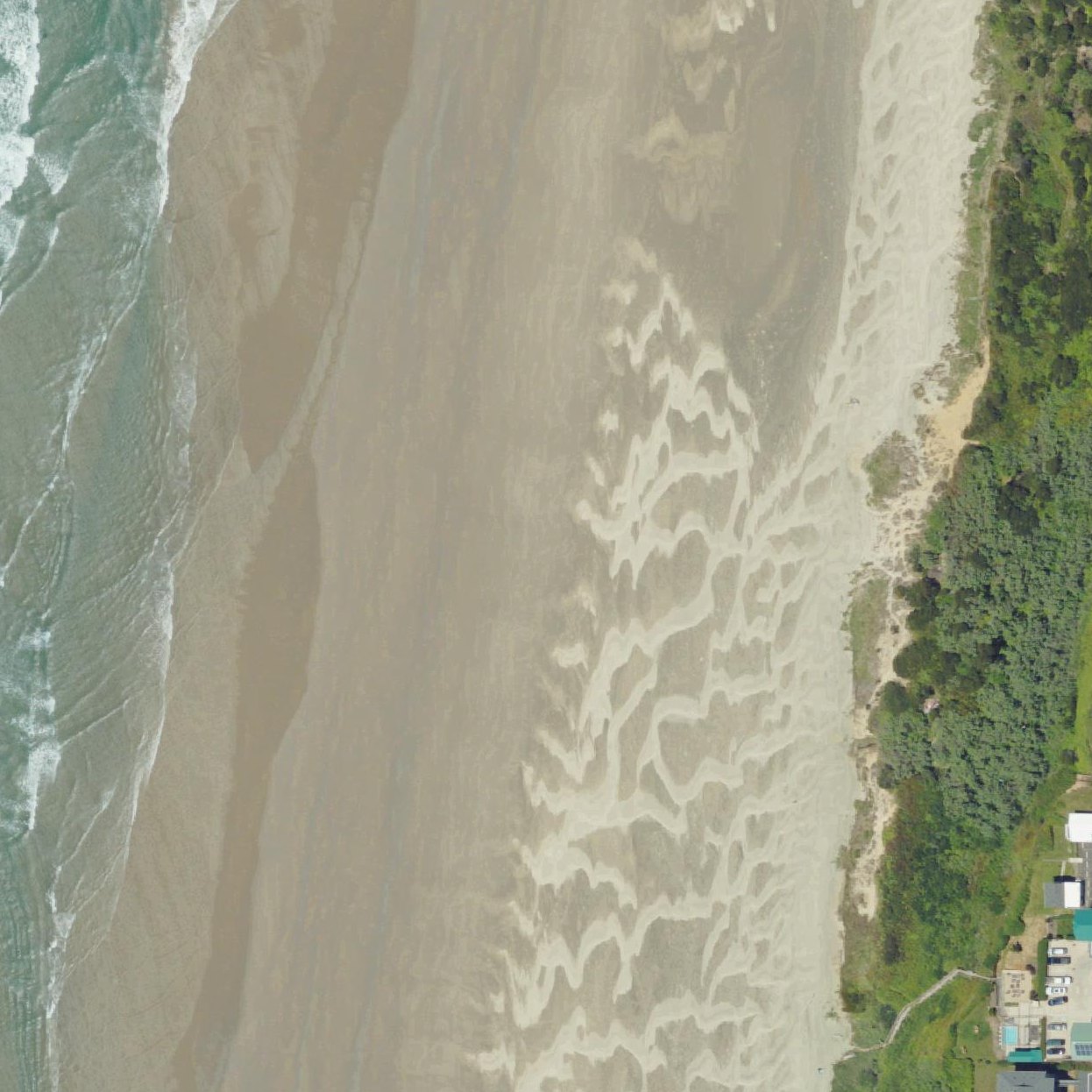 Aerial map of Nye Beach