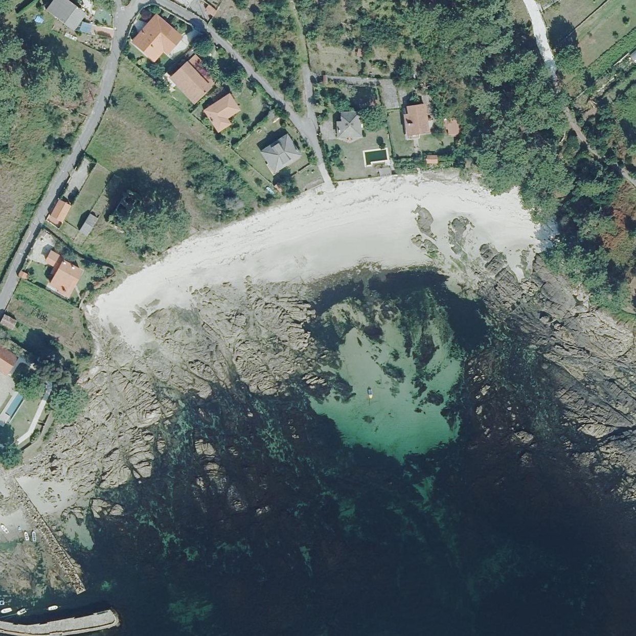 Aerial map of O Areal