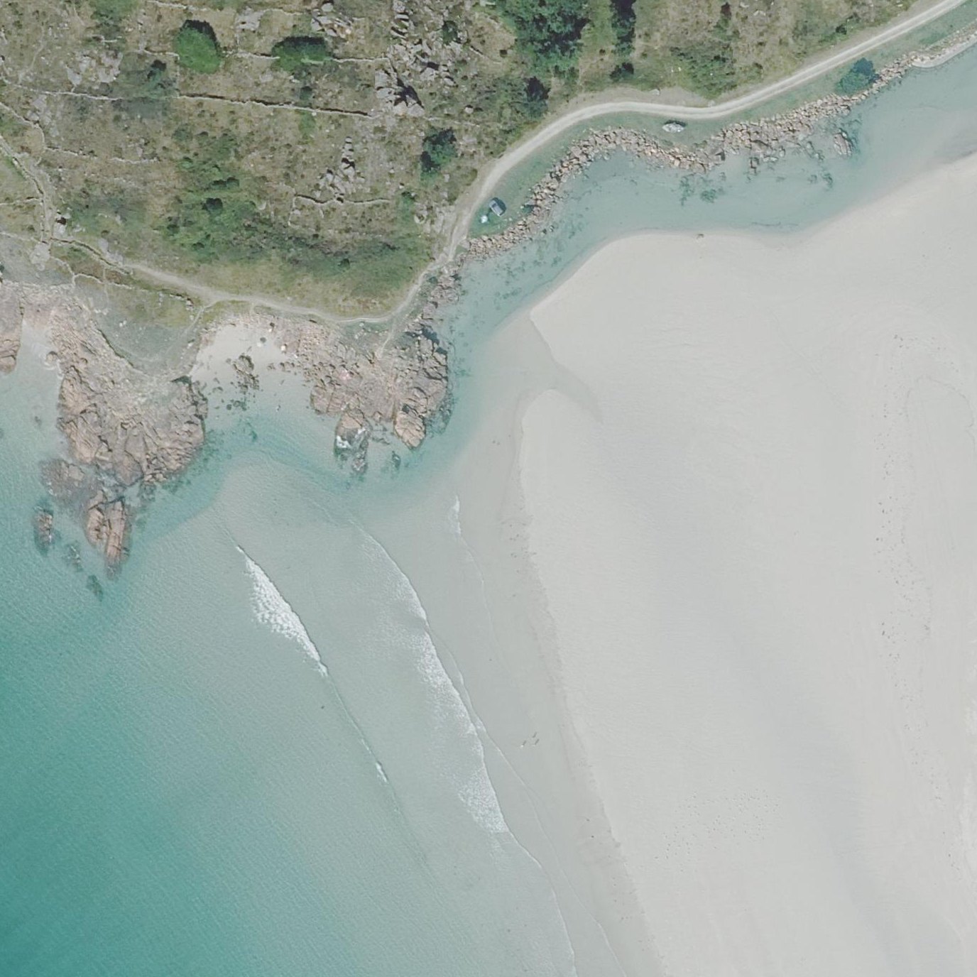 Aerial map of O Porto das Cortizas