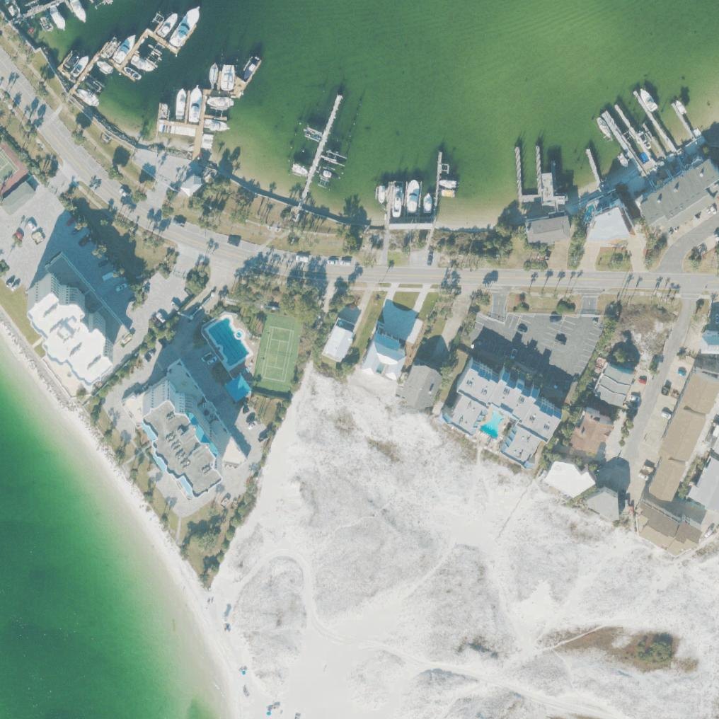 Aerial map of O'Steen Public Beach Access