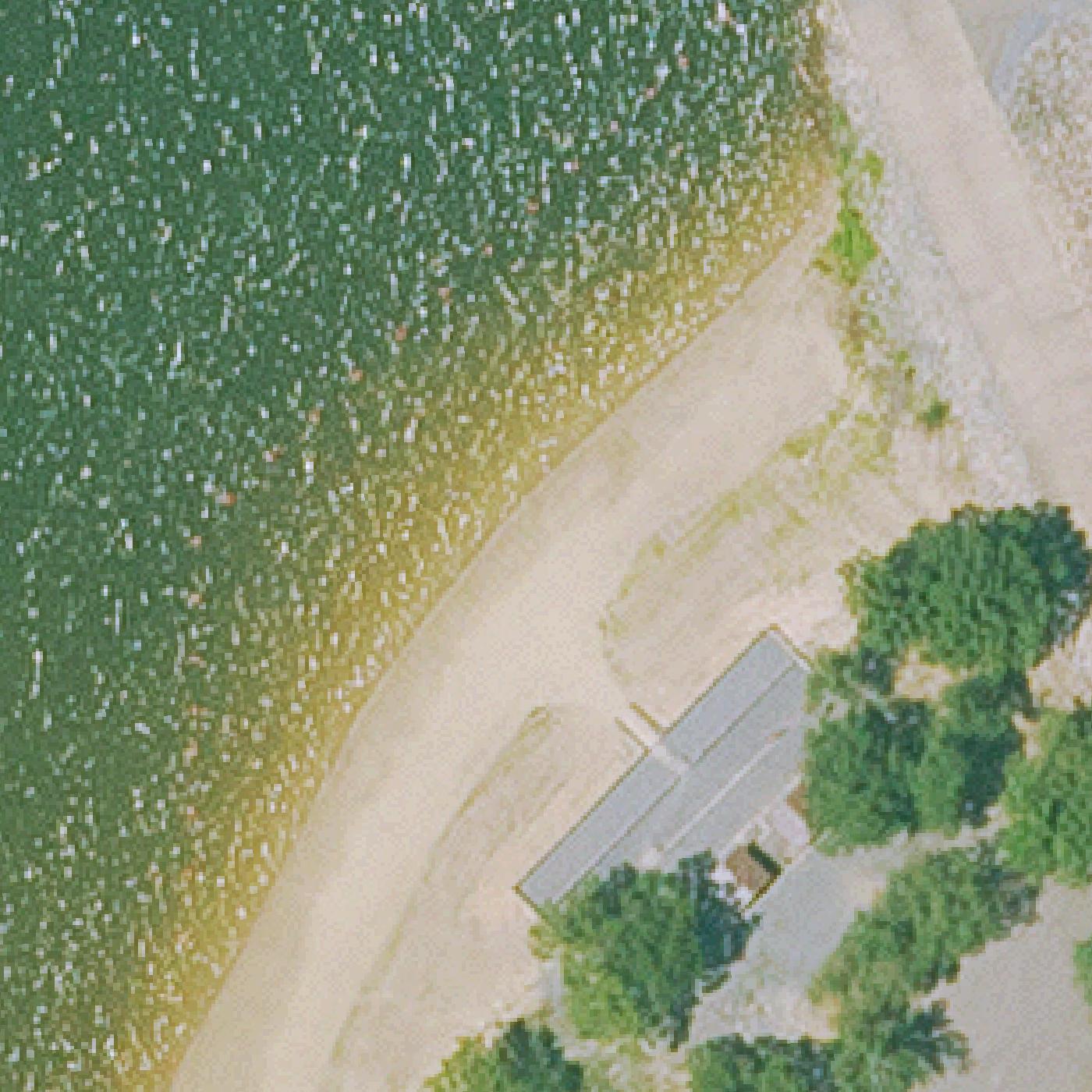 Aerial map of Oak Grove Swim Beach