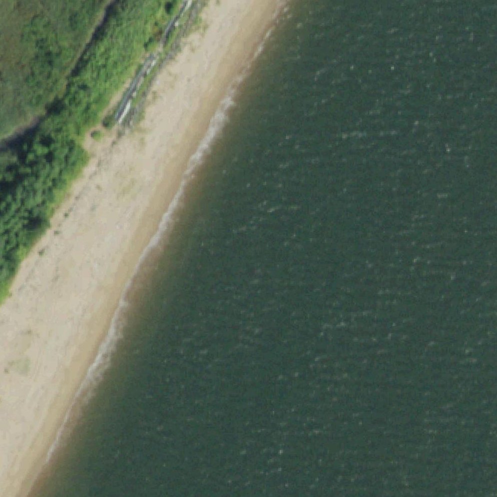Aerial map of Oakwood Beach