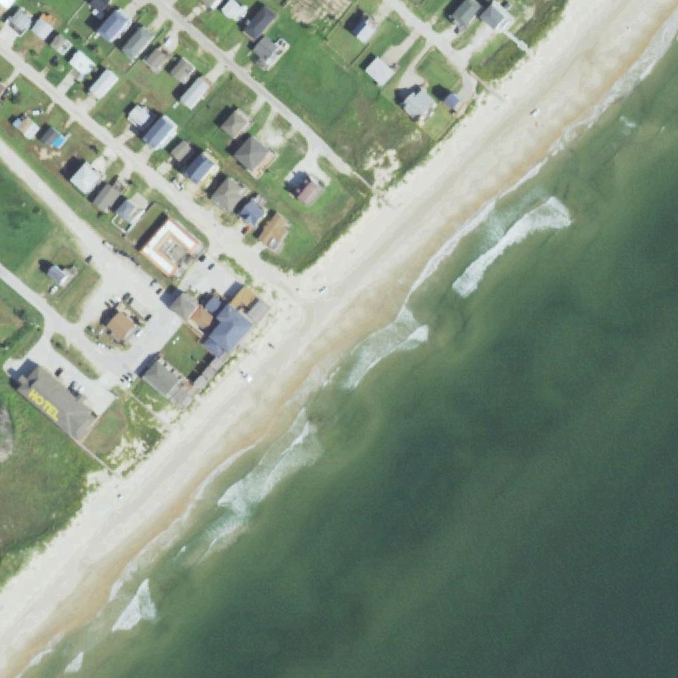 Aerial map of Ocean Ave Public Beach Access