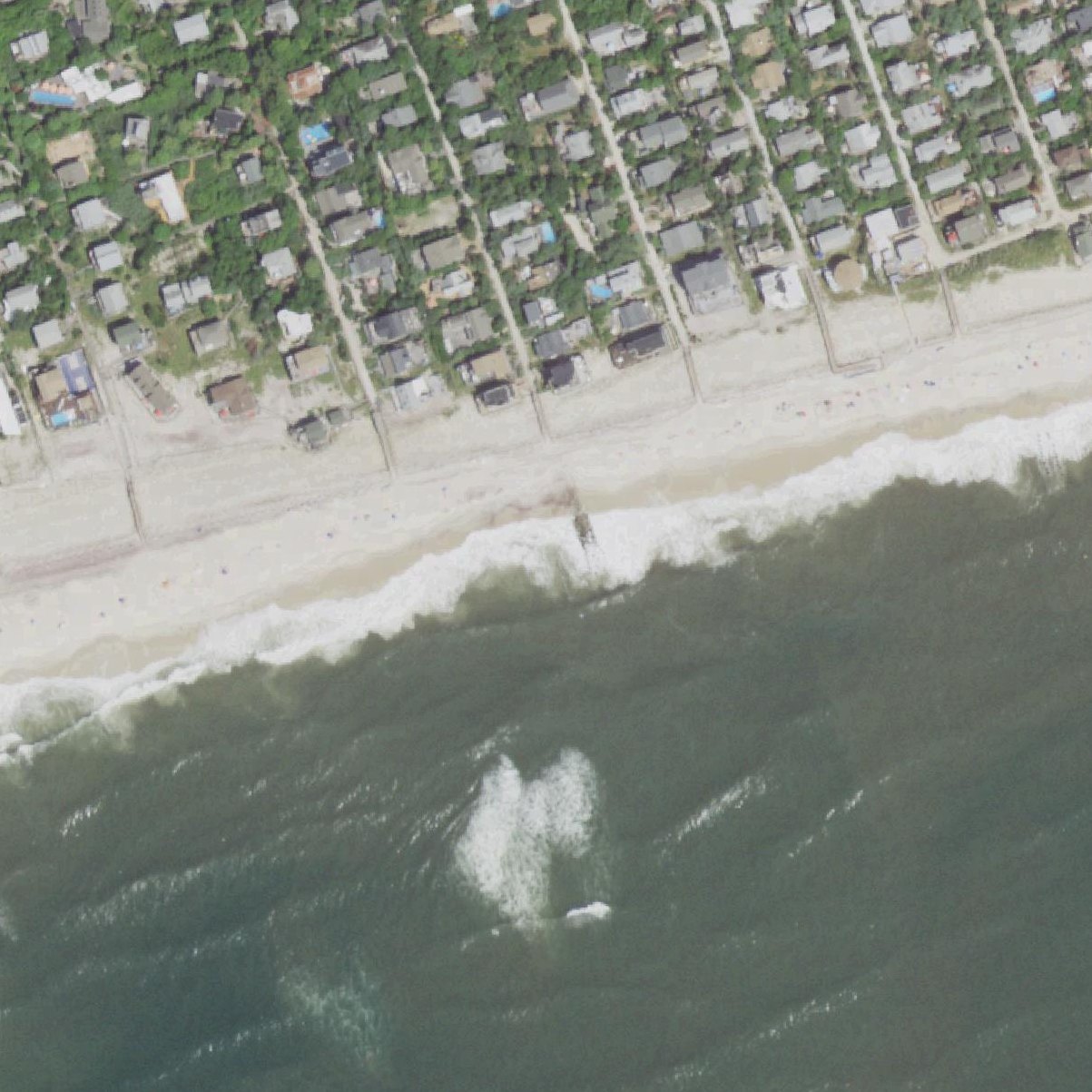 Aerial map of Ocean Beach