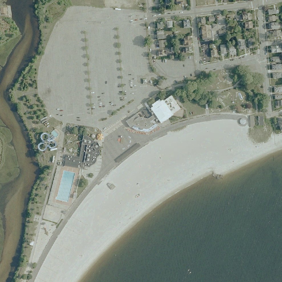 Aerial map of Ocean Beach Park