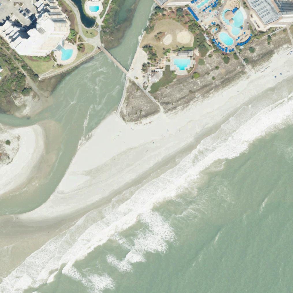 Aerial map of Ocean Creek Beach