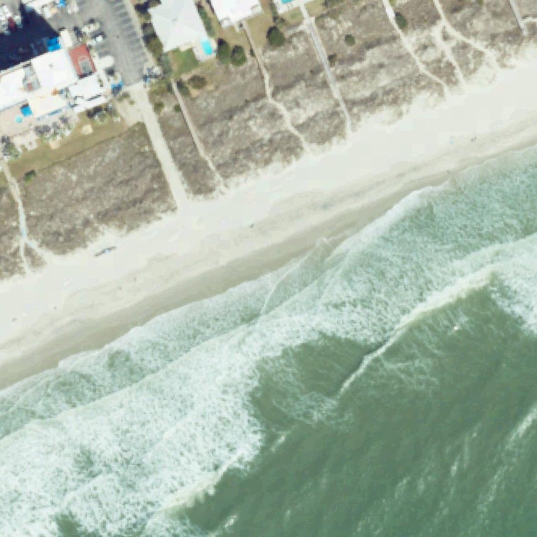 Aerial map of Ocean Drive Beach