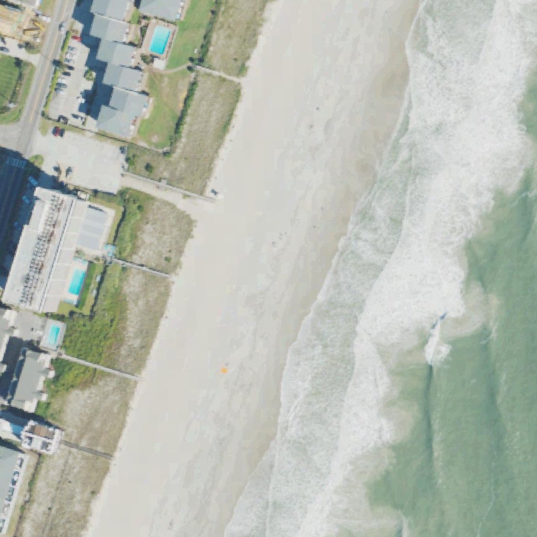 Aerial map of Ocean Public Beach Access