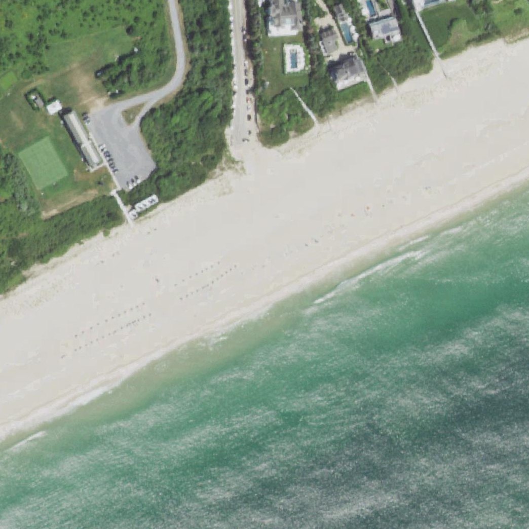 Aerial map of Ocean Road Beach