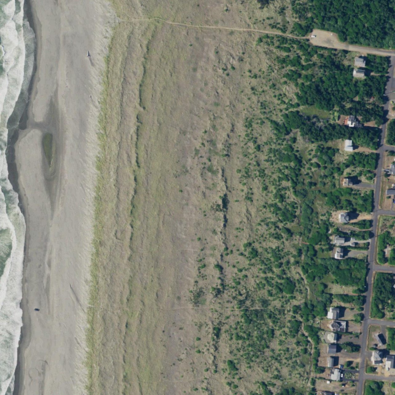 Aerial map of Off Leash Dog Beach