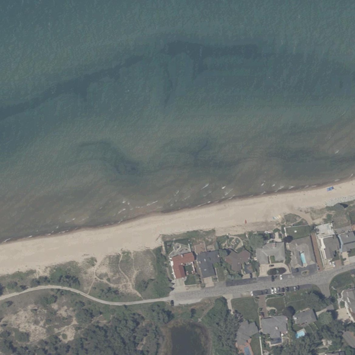 Aerial map of Ogden Dunes Beach