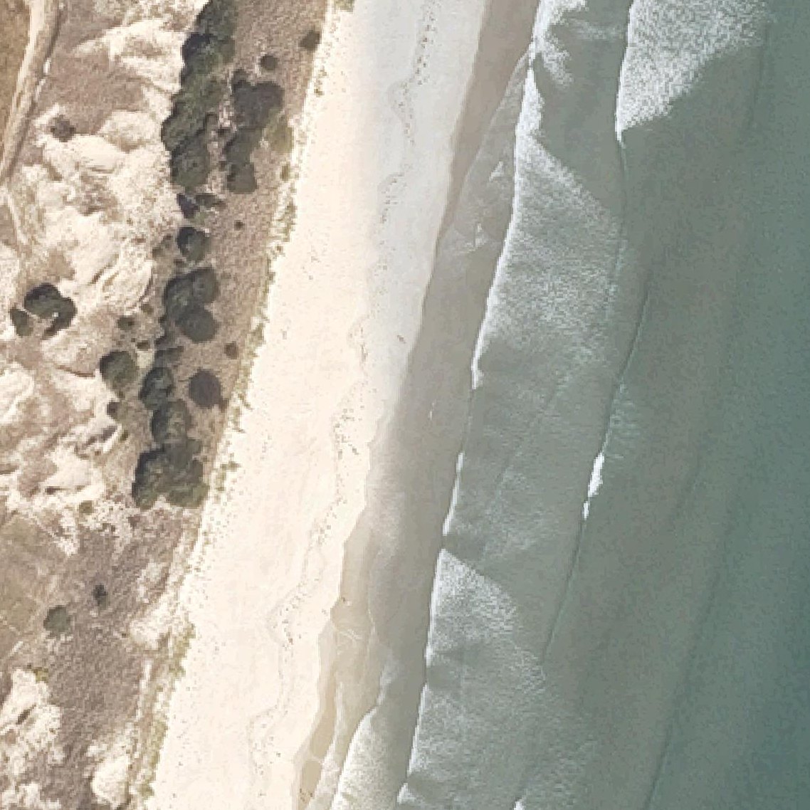 Aerial map of Ogunquit Beach