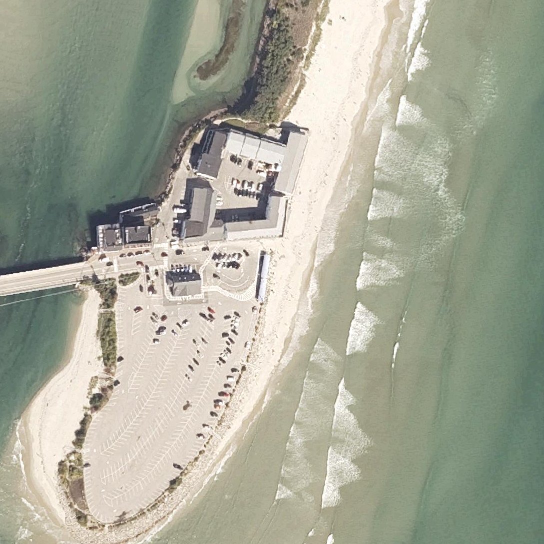 Aerial map of Ogunquit Public Beach