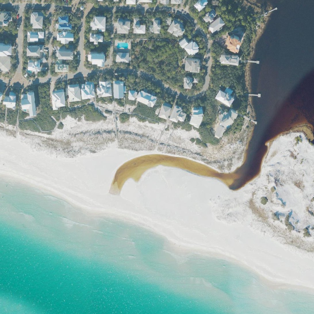 Aerial map of Old Florida Beach