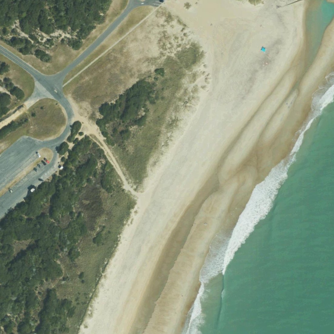 Aerial map of Old Lighthouse Beach Access