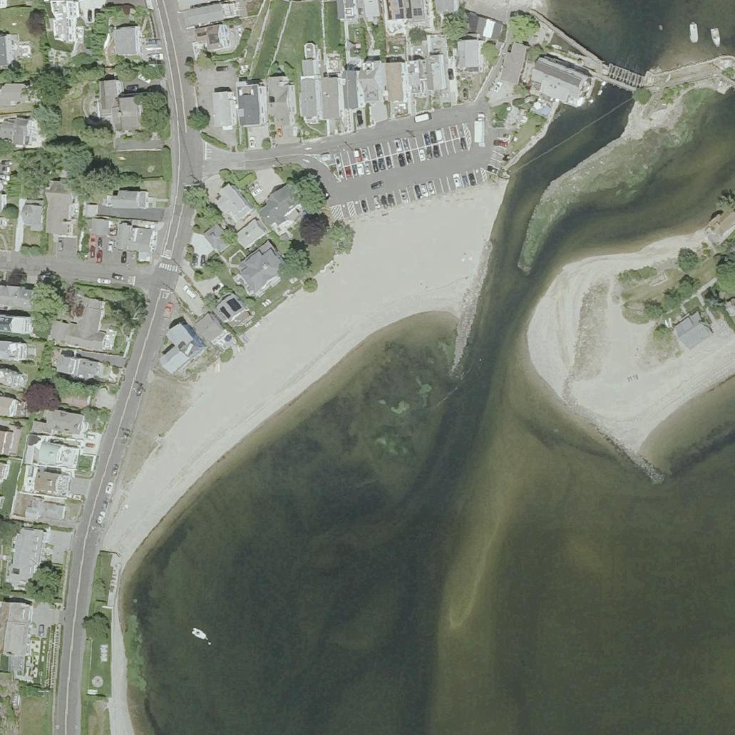 Aerial map of Old Mill Beach
